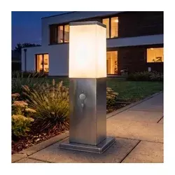 Brilagi - Spoljašnja lampa sa senzorom NOVA 1xE27/15W/230V 40 cm IP44 mat hrom