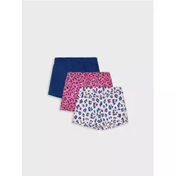 Sinsay - Pamučni šorts sa leopard dezenom 3 pack - šareno