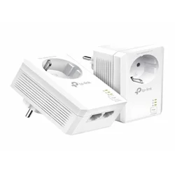 Powerline adapter TP-LINK TL-PA7017P KIT AV1000 Gigabit Pass-through Powerline Starter Kit