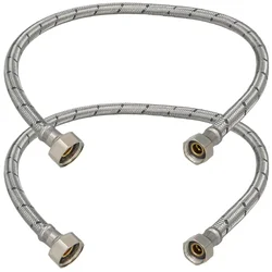 shumee Fleksibilen priključek 3/8” 1/2” za pipe 60 CM komplet 2 kosov