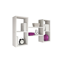 Zidna polica TRIO 60x102 cm bela