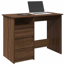 Radni stol boja smeđeg hrasta 102x50x75 cm konstruirano drvo