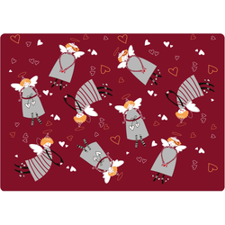 Bertoni Home Unisexs Rectangular Table Pad Angel