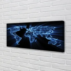 tulup.si Slika na platnu Modra karta 140x70 cm