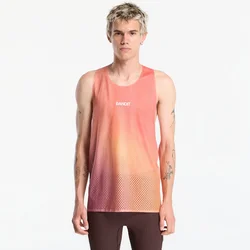 BANDIT Shredder™ Race Singlet with Flopack™ Linear Gradient - Poppy/Copal M