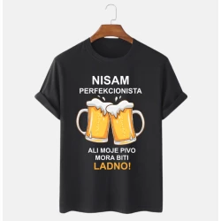 MAFIMI Majica Nisam Perfekcionista, Crna