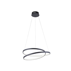 Paul Neuhaus 2472-18 - LED prigušiva luster na sajli ROMAN LED/30W/230V crna