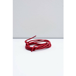Corbby Red Waxed Thin Laces