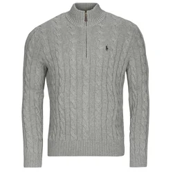 Polo Ralph Lauren PULL DEMI ZIP EN MAILLE TORSADEE Siva