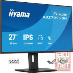 27 Iiyama ProLite XB2797HSN-B1, IPS, 1920x1080, 100Hz, 1ms MPRT, 1500:1, 350cd/m2, speakers, pivot, HDMI/DP/USB/USB type-C/LAN