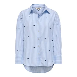 ONLY Bluza ONLOREGON nočno modra/svetlo modra/bela