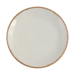 Porcelain plate, 28cm, Seasons, Grey - Porland