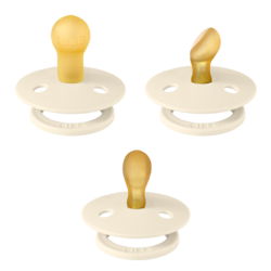 BIBS Try it Cucle, 0-6m, 3 komada, Ivory