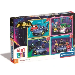 Clementoni Puzzle Batwheels 4v1 (12+16+20+24 kosov)