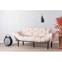 Atelier del Sofa Trosed na razvlačenje Nitta 185x85x70cm Krem