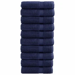 Ručnici za ruke SOLUND 10 kom modri 50 x 100 cm 600 gsm