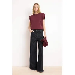 Trendyol Milla Ženska majica TWOSS23TS00016, Bordo