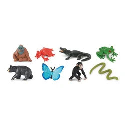 Safari Fun pack Živali iz deževnega gozda 8 figur