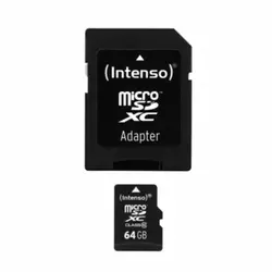 (Intenso) Micro SD Kartica 64GB Class 10 sa adapterom - SDXCmicro+ad-64GB/Class10