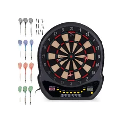 ECO TOYS Elektronski pikado 48 cm sa LCD ekranom, 27 igara, set sa 12 pikada