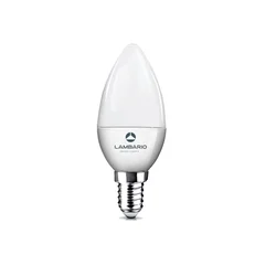LED E-14 6W C37 4200K Lambario