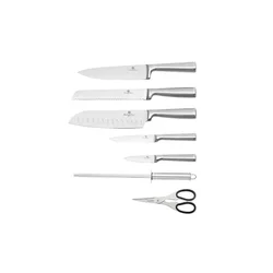 Berlinger Haus Set noževa sa akrilnim stalkom Eternal Collection BH-2808, 8 komada, Srebrni
