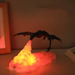 3D lampa vatreni zmaj