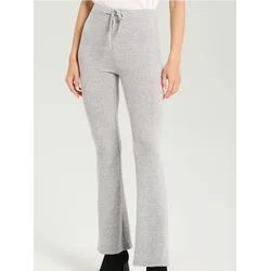 Sinsay - Flare pantalone - svetlo siva