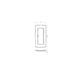 GEWISS GW16106VX poklopac okvir ONE