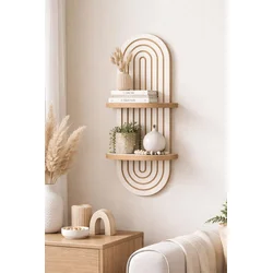 Hanah Home Zidna polica, 20x70x13cm, Bela