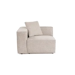 Atelier del Sofa Fotelja Lora L1 108x65x110cm Siva