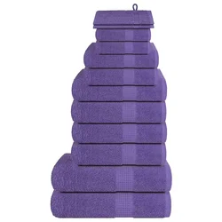 Set ručnika FROGN od 12 dijelova ljubičasti 360 g/m2