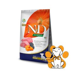 N&D Pumpkin Puppy Mini Lamb & Blueberry 2,5kg, Granule za Najmanje Rase Štenaca