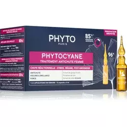 Phytocyane Women Reactional Tretman protiv opadanja kose za žene, 12 x 5 ml