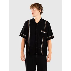 Redefined Rebel RREduardo Knit Boxy Fit Shirt black
