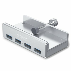 USB hub ORICO MH4PU-P-SV, 4-portni, USB 3.0, srebrni