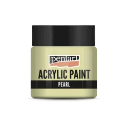 Akrilna barva biser 50 ml - Rumena