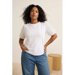 Trendyol Curve Ženska bluza TBBSS25AF00049, Krem