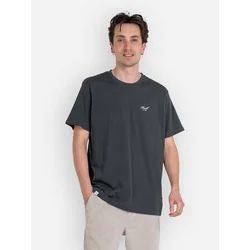 REELL Staple Logo moška majica fossil grey