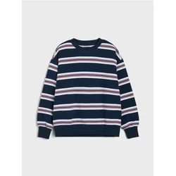 Sinsay - Prugasti crewneck duks - šareno