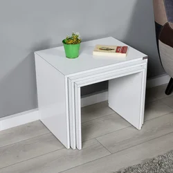 Wallity Klub sto 45x42x36cm Beli