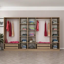 Hanah Home Garderober Kale-7543, 315x190x52 cm, Braon