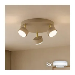 Brilagi - LED spot svetlo MONO 3xGX53/30W/230V bež/zlatno