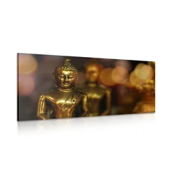 Slika Buda z abstraktnim ozadjem - 120x60