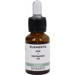 BioEarth Elementa serum za lice cink + niacinamid 11%, 15 ml