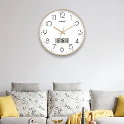 Compas Zidni sat C3242Y, 28 cm, Zlatne boje