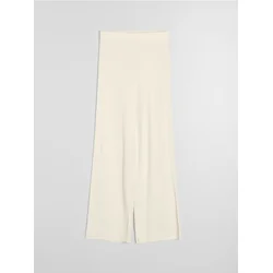 Sinsay - Rebraste wide leg pantalone - svetlo žuta