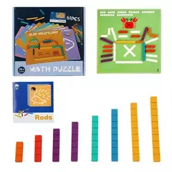 Računanje palica puzzle aritmetične izobraževalne lesene igrače