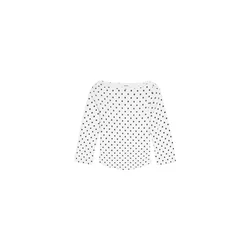 Bershka Majica črna/bela