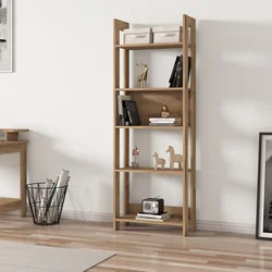 Hanah Home Polica za knjige Country, 64x180x30 cm, Hrast